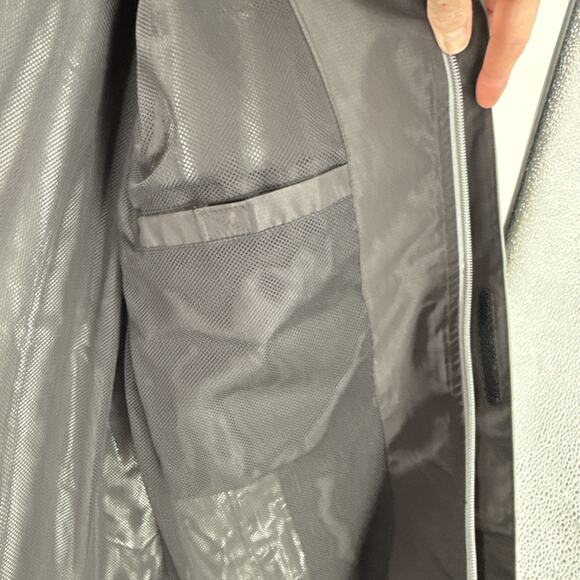 Dixxon Ground Up Hooded Tech Jacket Size L Tall Gray Black New - Picture 10 of 11